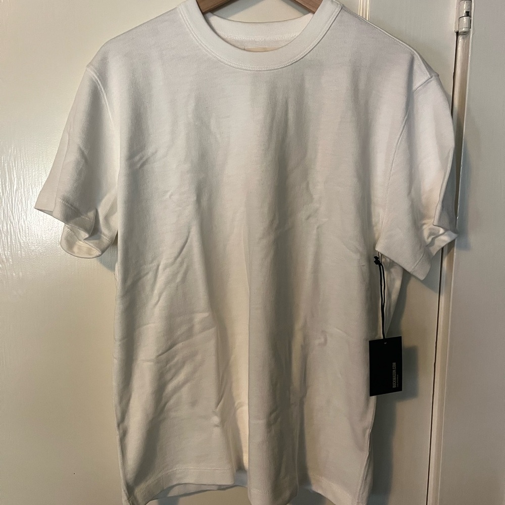 Buck Mason Field Spec Heavy Cotton White T-Shirt